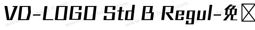 VD-LOGO Std B Regul字体转换